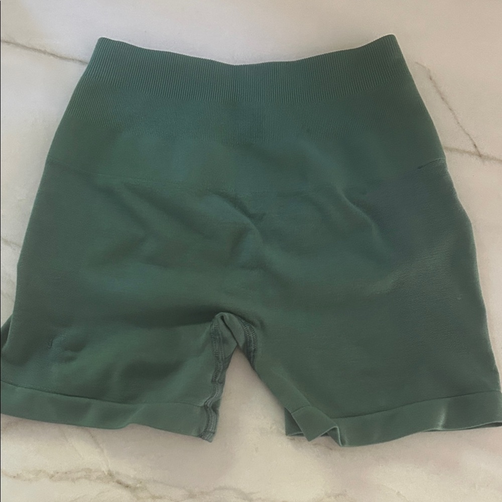 Alphalete Women's Green Bike Shorts